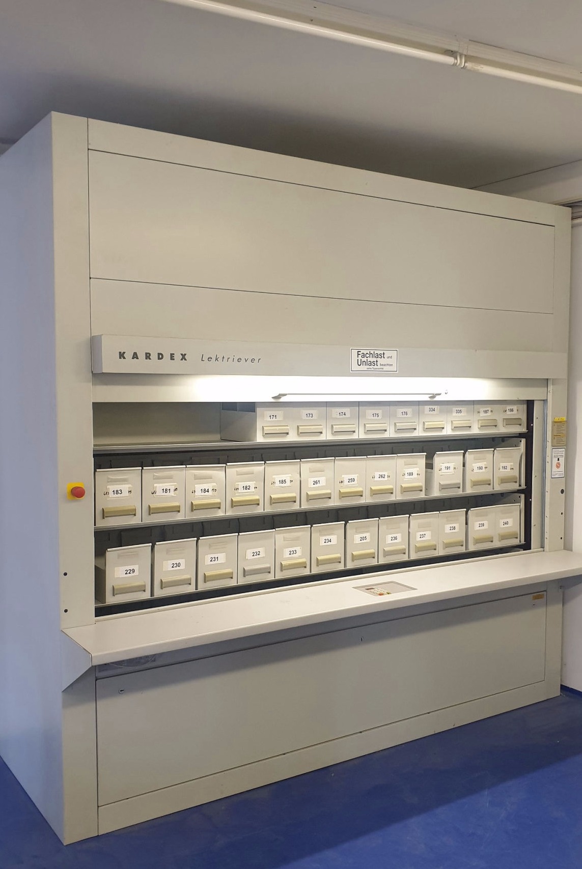 kardex umlaufregal paternoster typ 115-1411